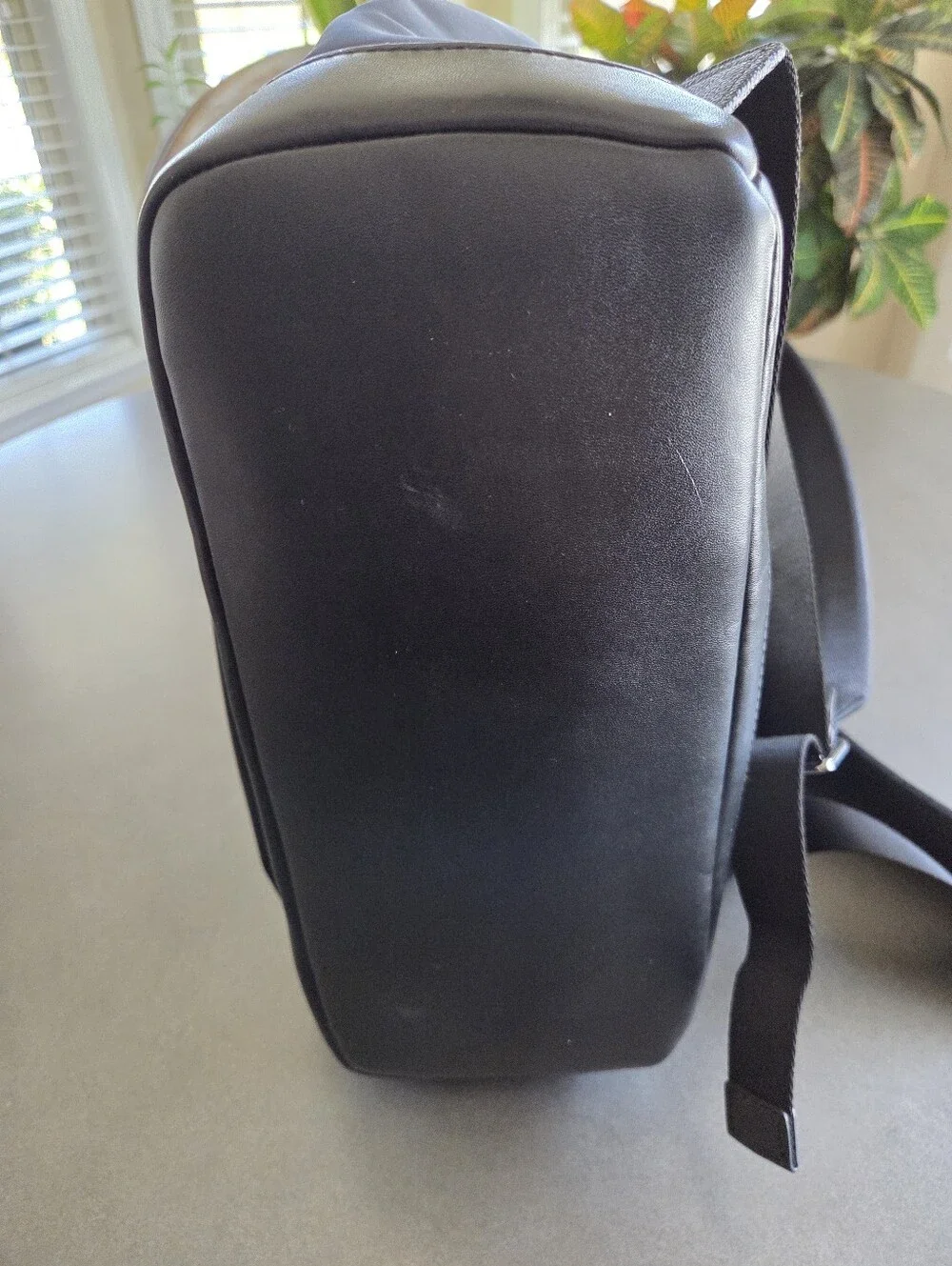 Michael Kors Men's Black Leather Brooklyn Explorer Logo Backpack New